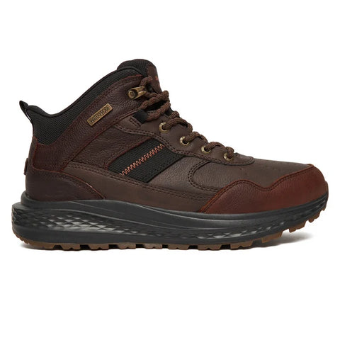 Skechers Slip - Ins 211182/RDBR Red Brown Slade Ultra - Turner Mens Waterproof Casual Comfort Hands Free Slip On Boots