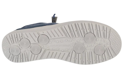 Skechers Slip Ins 210959/DEN Denim Relaxed Fit: Melson - Coronado Mens Canvas Casual Comfort Hands Free Slip On Shoes