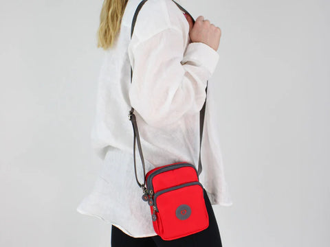 Heavenly Feet Beacon Red Crossbody Bag