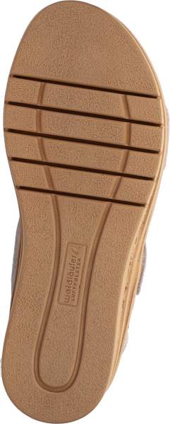 Waldlaufer 677001 195 084 Order Walnuss Walnut K-Arlene Womens K Fitting Touch Fastening Low Wedge Stylish Sandals