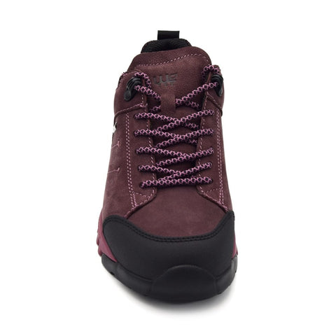 Waldlaufer 787952 100 015 H-Amiata Rubber Walli Sportnet Huckleberry Womens H Fitting Lace Up Waterproof Walking Shoes