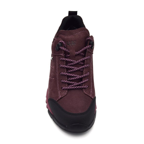 Waldlaufer 787952 100 015 H-Amiata Rubber Walli Sportnet Huckleberry Womens H Fitting Lace Up Waterproof Walking Shoes