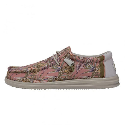 Hey Dude Mens Wally H20 Sail on Sailer Textile Slip on Shoes
