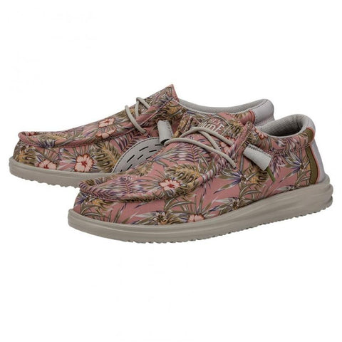 Hey Dude Mens Wally H20 Sail on Sailer Textile Slip on Shoes