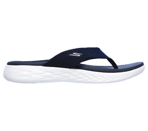 Skechers 140037/NVY Navy Womens Toe Post Casual Comfy Beach Sandals Flip Flops