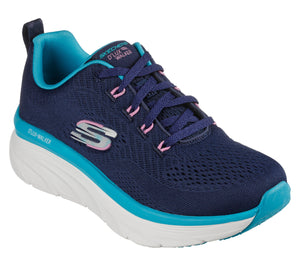 Skechers 149368/NVTQ Navy  Womens Lace Up Comfort Trainer