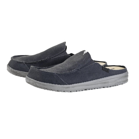 Dude Marty Classic Oceano Men's Slip On Casual Canvas Relaxed Fit Mules