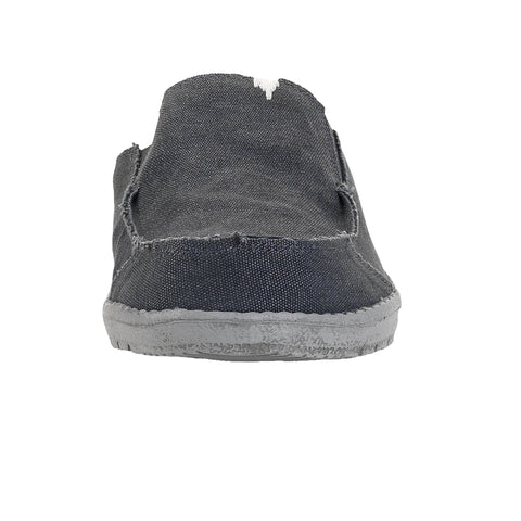 Dude Marty Classic Oceano Men's Slip On Casual Canvas Relaxed Fit Mules