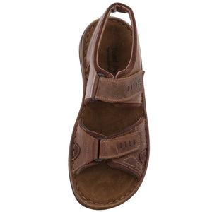 Josef Seibel Raul 19 Castagne/Brasil Mens Casual Comfort Leather Sandals