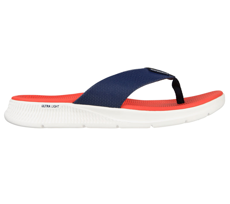 Skechers Go Consistent 229035 NVRD Navy Mens Casual Comfort Toe Post Sandals