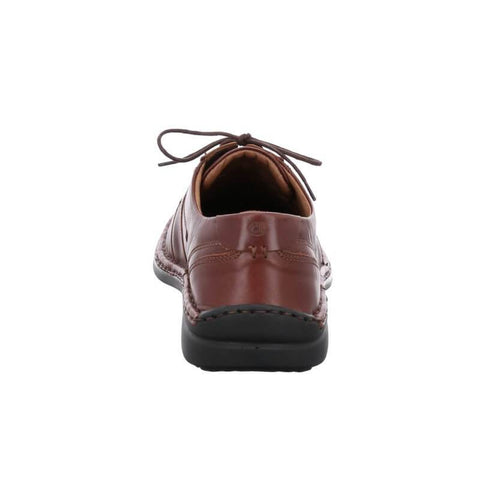 Josef Seibel Walt Brandy Mens Lace Up Smart Leather Shoes