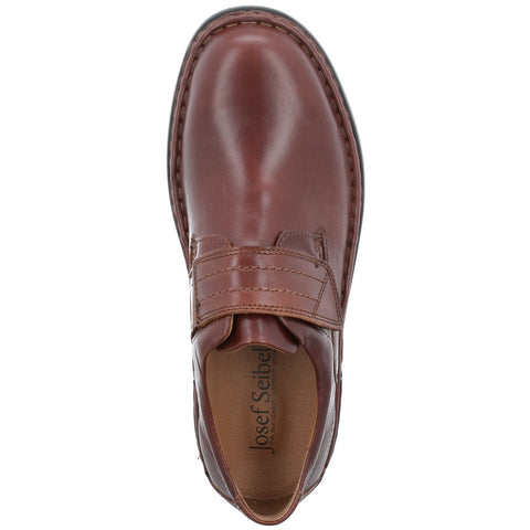 Josef Seibel Vigo 09 Brandy Mens Adjustable Strap Smart Leather Shoes
