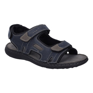 Josef Seibel Vincent 08 Jeans-Kombi Mens Casual Comfort Touch Fastening Sandals