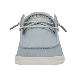 Hey Dude Wendy Tempe Denim Women's Slip On Canvas Relaxed Fit Shoes