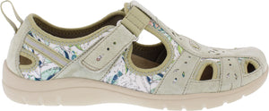 Free Spirit Cleveland Sage Multi Womens Casual Touch Fastening Suede Shoes