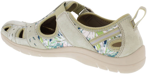 Free Spirit Cleveland Sage Multi Womens Casual Touch Fastening Suede Shoes