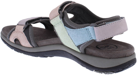 Free Spirit Zeal Pastel Multi Women's Casual Touch Fastening Sandals