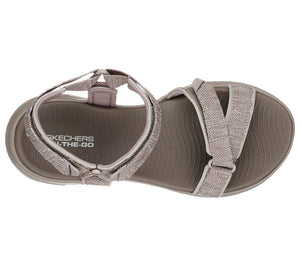 Skechers 15315/TPE Taupe Womens Sporty Casual Walking Sandals