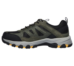 Skechers 66275/OLBK Olive Mens Casual Comfort Lace Up Walking Shoes