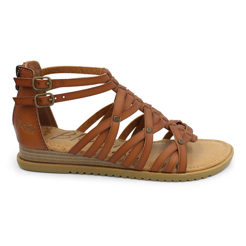 Blowfish BF9437 Bloomy Scotch Dyecut Womens Vegan Casual Comfort Open Toe Sandals