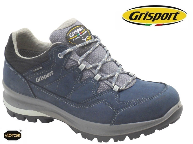 Grisport Lady Olympus Navy Womans Lace Up Nubuck Walking Hiking