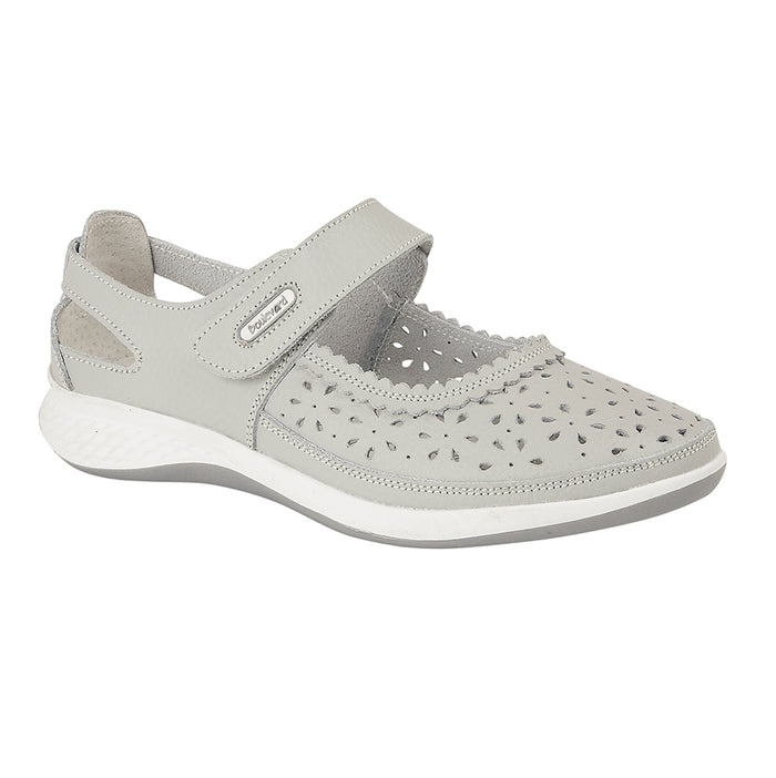 Boulevard L9552LF Light Grey Womens Casual Comfort Shoes