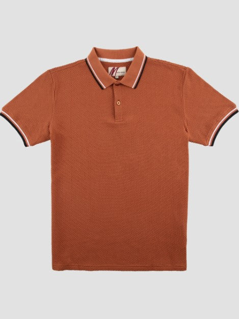 Mish Mash 2961 Stockholm - Camel Mens Short Sleeve Polo Shirt