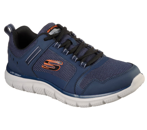 Skechers 232001/NVOR Navy Mens Casual Comfort Lace Up Trainers