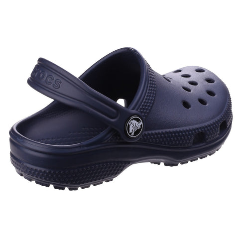 Crocs Classic Clog Navy Kids Boys Girls Croslite Casual Comfy Lightweight Beach Slip On Shoes
