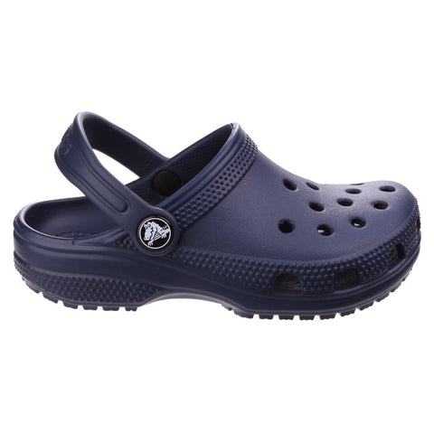 Crocs Classic Clog Navy Kids Boys Girls Croslite Casual Comfy Lightweight Beach Slip On Shoes