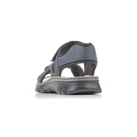 Rieker 26761-14 Navy Mens Casual Comfort Touch Fastening Sandals