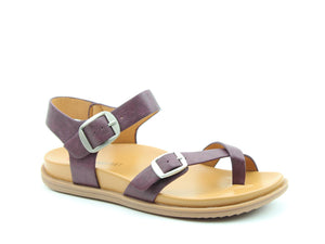 Heavenly Feet Palma Purple Womens Casual Comfort Sandals
