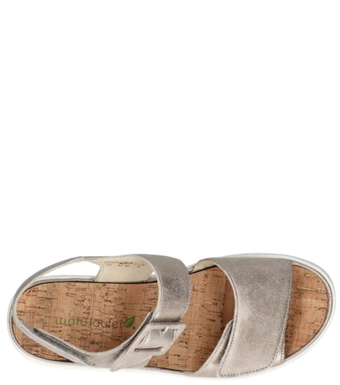 Waldlaufer 955004 131 070 Eclis Stein H-Willow Womens H Fitting Touch Fastening Sandals