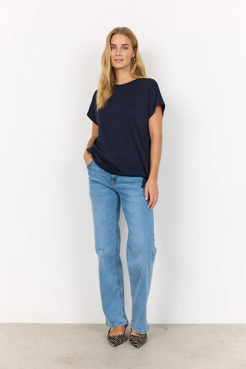 Soy Concept Banu 169 Navy Tee