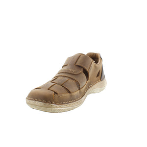 Rieker 03078-25 Mens Closed Toe Leather Touch Fastening Sandals