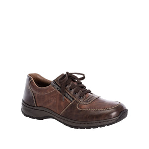 Rieker 03329-25 Brown Mens Casual Comfort Lace Up Shoes
