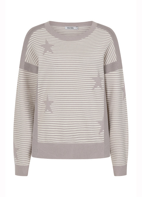 Alice Collins Una Pullover Dove/Wild Oat