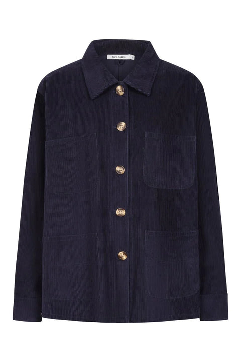 Alice Collins Millie Cord Jacket Navy