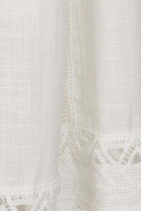 Alice Collins Francoise Skirt White