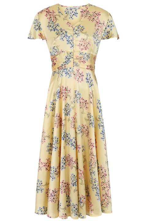 Alice Collins Claudia Dress Daisy Wall Flower Butter