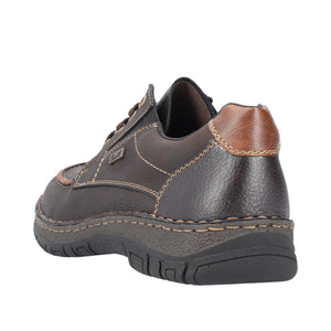 Rieker 05100-25 Brown Mens Casual Comfort Lace Up Shoes