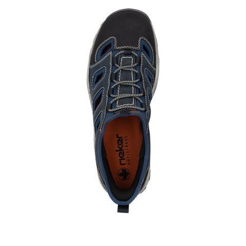 Rieker 08078-14 Schwarz Midnight Mens Ready2Go Slip On Shoes