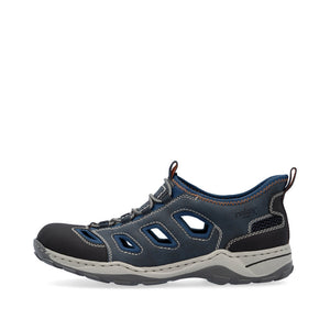 Rieker 08078-14 Schwarz Midnight Mens Ready2Go Slip On Shoes