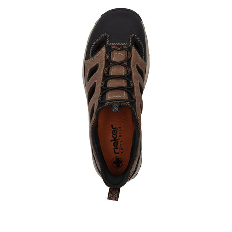 Rieker 08078-24 Schwarz Black Mens Ready2Go Slip On Shoes