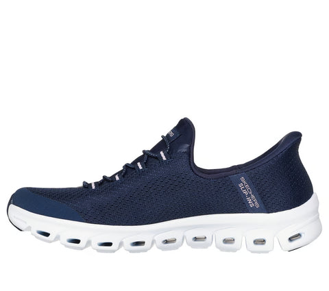 Skechers Slip - Ins 104547/NVY Navy Glide - Step - Pursuit Womens Casual Comfort Hands Free Slip On Shoes