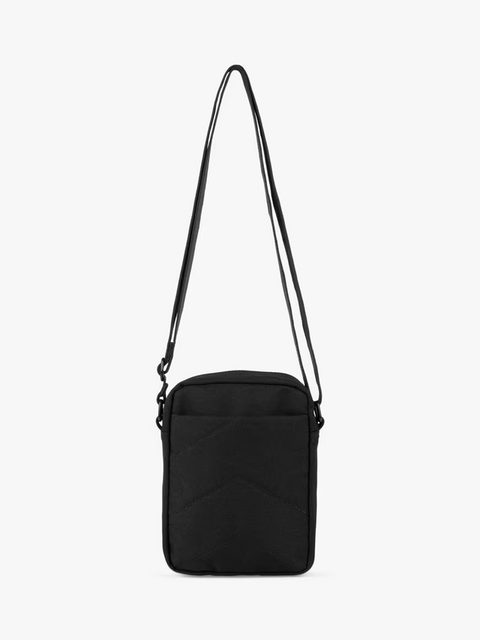 Roka Bond All Black Ash Recycled Canvas Crossbody Bag