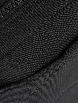 Roka Bond All Black Ash Recycled Canvas Crossbody Bag