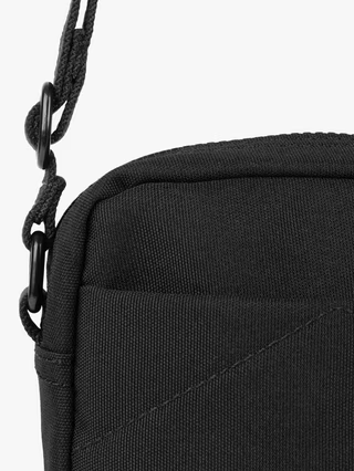 Roka Bond All Black Ash Recycled Canvas Crossbody Bag