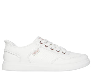 Skechers Slip-Ins 114825/WHT White BOBS D'Vine - So Flattered Womens Casual Comfort Hands Free Slip On Shoes Trainers