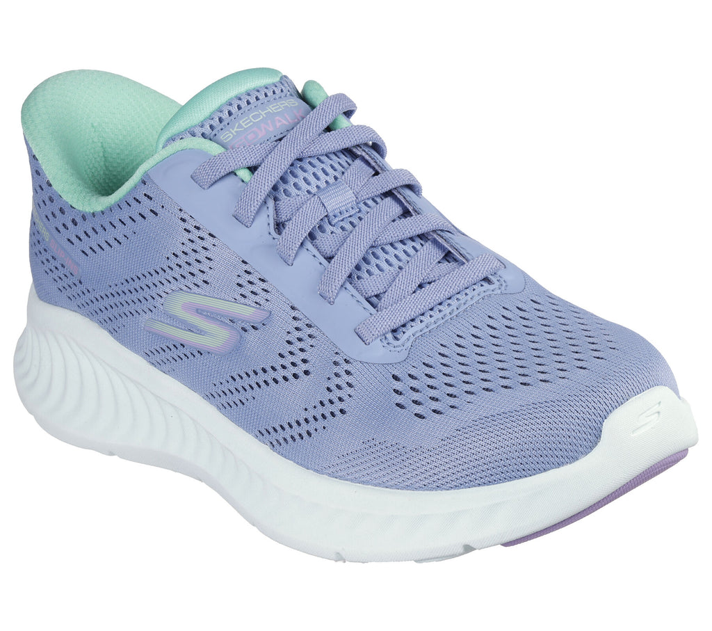 Skechers Slip-ins 125643/BLGR Blue Green GO WALK Now - Khloe Womens Casual Comfort Hands Free Slip On Shoes Trainers
